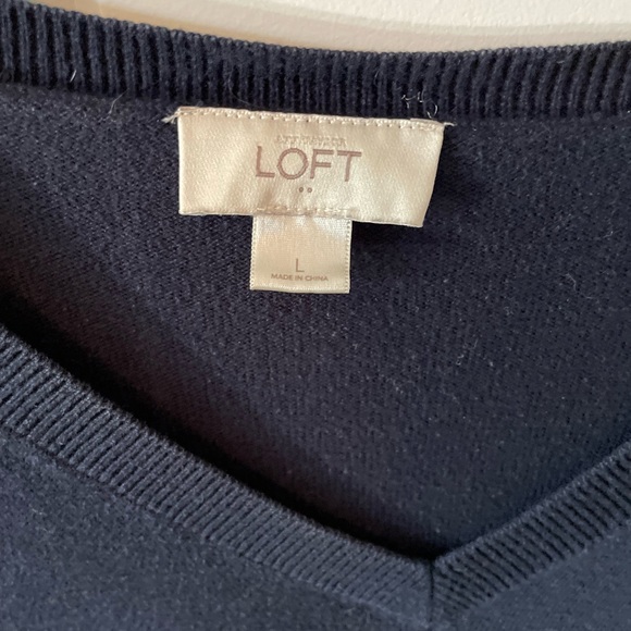 Loft Polka Dot Sweater - Picture 2 of 3